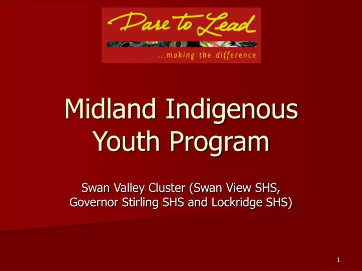 midland indigenous youth program