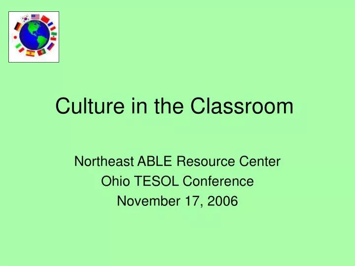culture in the classroom