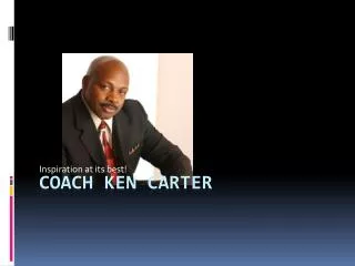 Coach Ken Carter