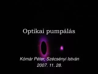 optikai pump l s