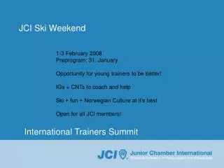 JCI Ski Weekend