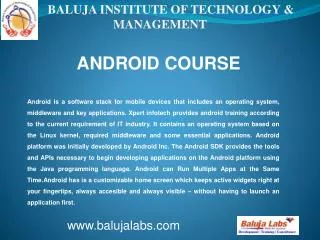 Android institute in Delhi, android institute in janakpuri