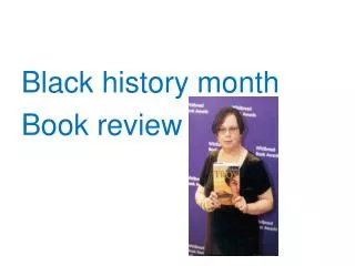Black history month Book review