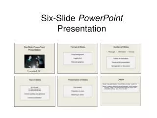 Six-Slide PowerPoint Presentation
