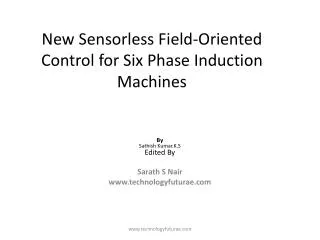 New Sensorless Field-Oriented Control for Six Phase Induction Machines