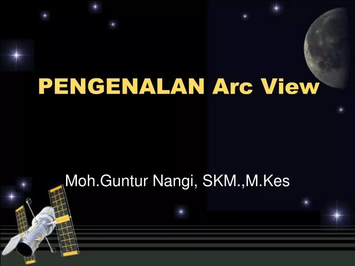 pengenalan arc view