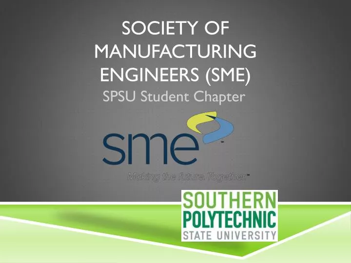 society of manufacturing engineers sme