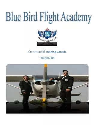 Pilot Training - Blue Bird Flight Academy