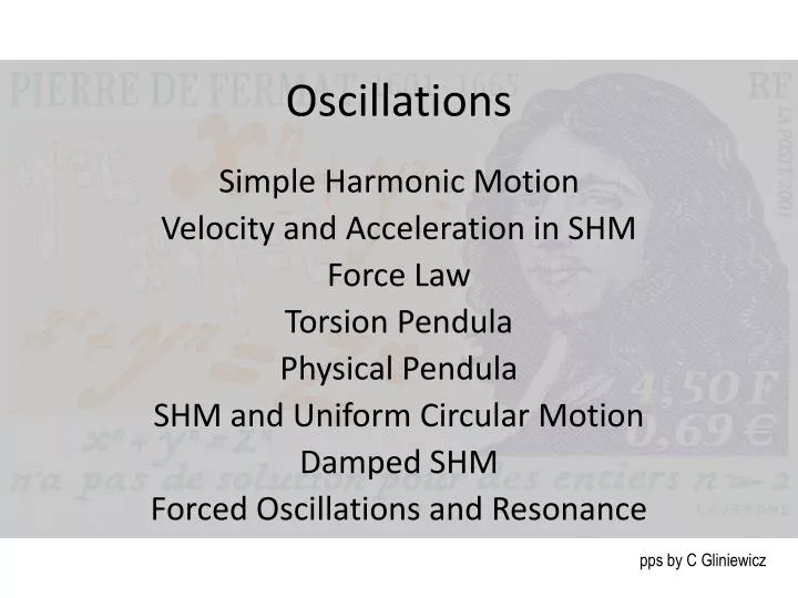 oscillations