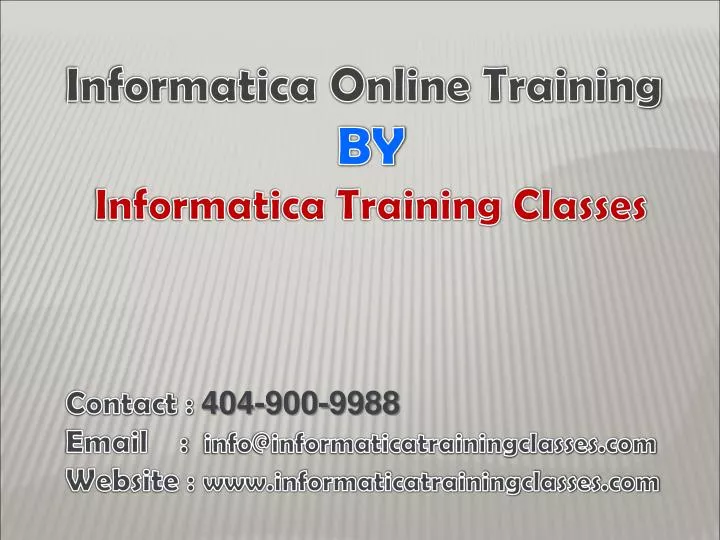 vsam files in informatica training