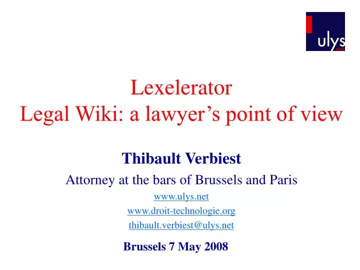 lexelerator legal wiki a lawyer s point of view