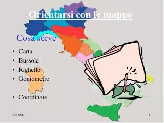 orientarsi con le mappe