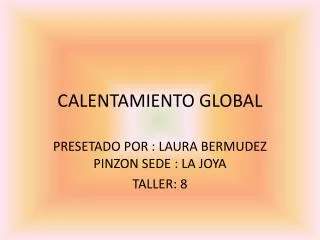 calentamiento global