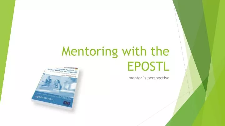 mentoring with the epostl