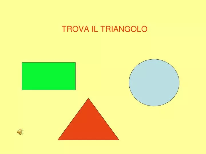 trova il triangolo