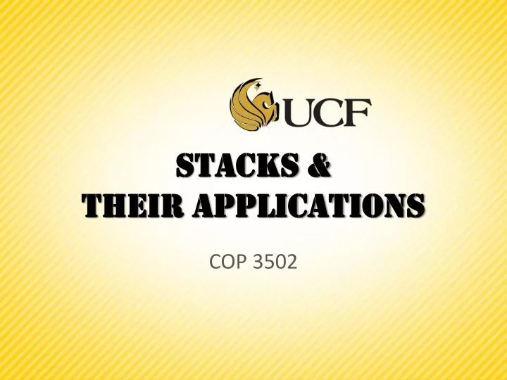 stacks their applications