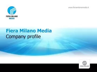 Fiera Milano Media Company profile