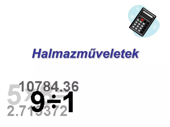 halmazm veletek