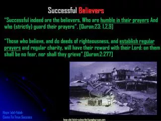 Successful Believers