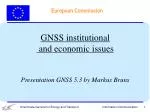 Legal Framework for GNSS Services: Challenges and Proposed Solutions - slide 1
