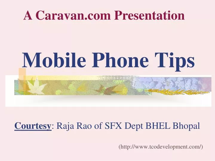mobile phone tips