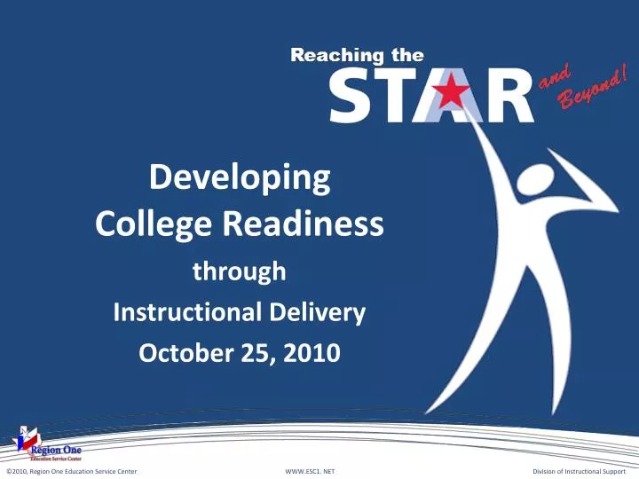 developing college readiness