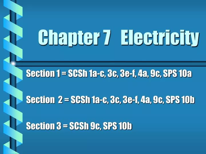 chapter 7 electricity