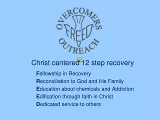 Christ centered 12 step recovery