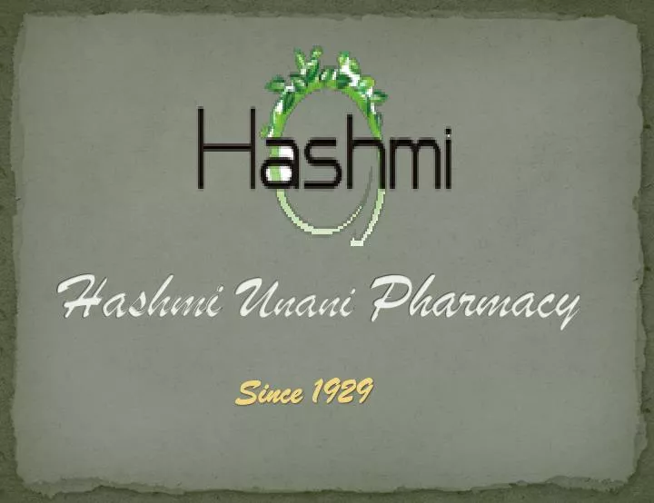 hashmi unani pharmacy