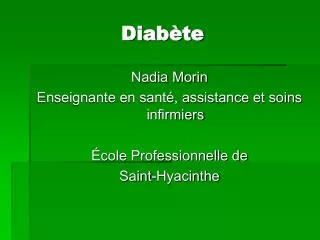 diab te