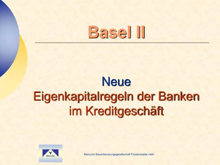 basel ii neue eigenkapitalregeln der banken im kreditgesch ft