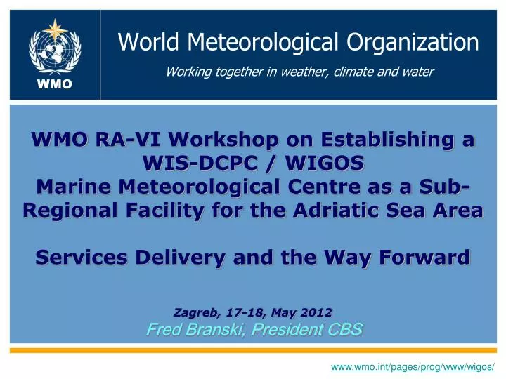 world meteorological organization working together in weather climate and water