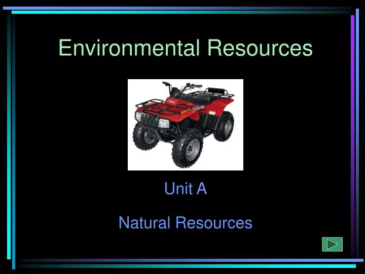 environmental resources