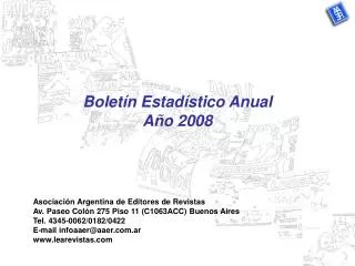bolet n estad stico anual a o 2008
