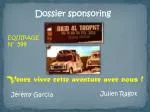 Dossier sponsoring - slide 1