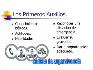 los primeros auxilios