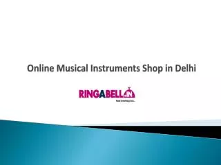 Buy Online Musical Instruments at Ringabell.in