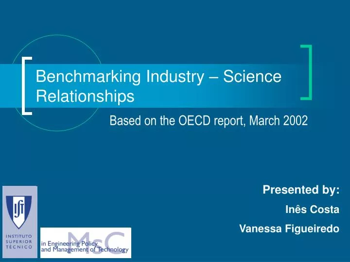 benchmarking industry science relationships