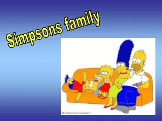 Simpsons family