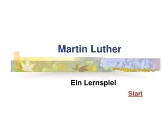 martin luther