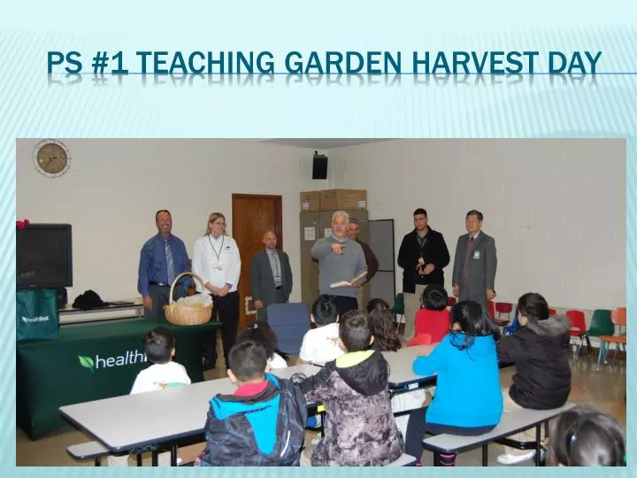 ps 1 teaching garden harvest day
