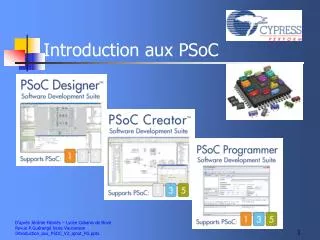 introduction aux psoc