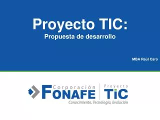 proyecto tic propuesta de desarrollo
