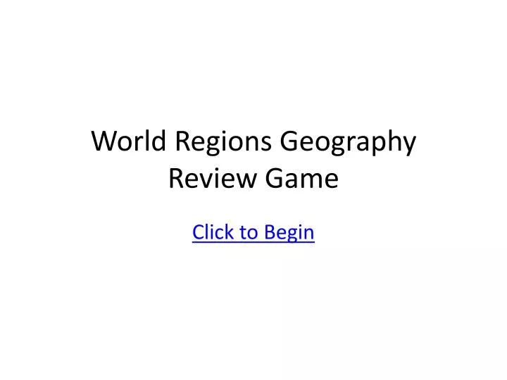 world regions geography review game