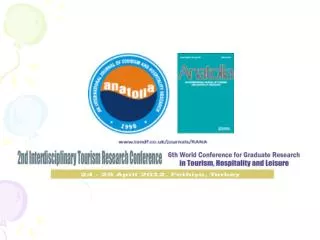 6th World Conference for Graduate Research in Tourism, Hospitality and Leisure