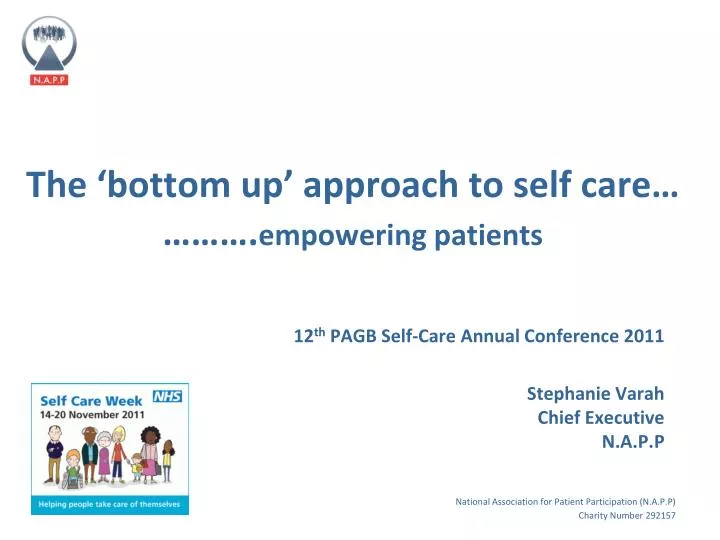the bottom up approach to self care empowering patients