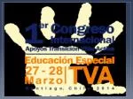 1º CONGRESO INTERNACIONAL APOYOS TRANSICIÓN VIDA ACTIVA - slide 1