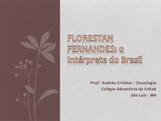 florestan fernandes o int rprete do brasil