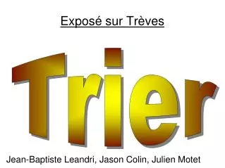 expos sur tr ves