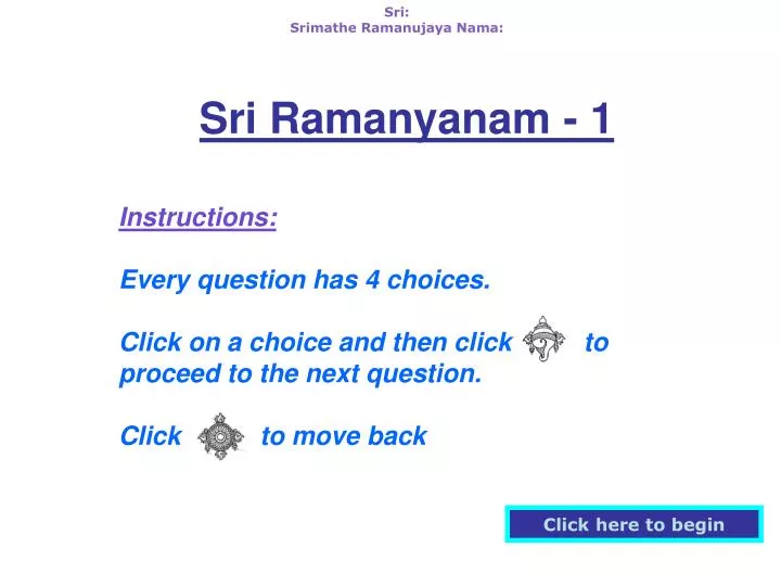 sri ramanyanam 1